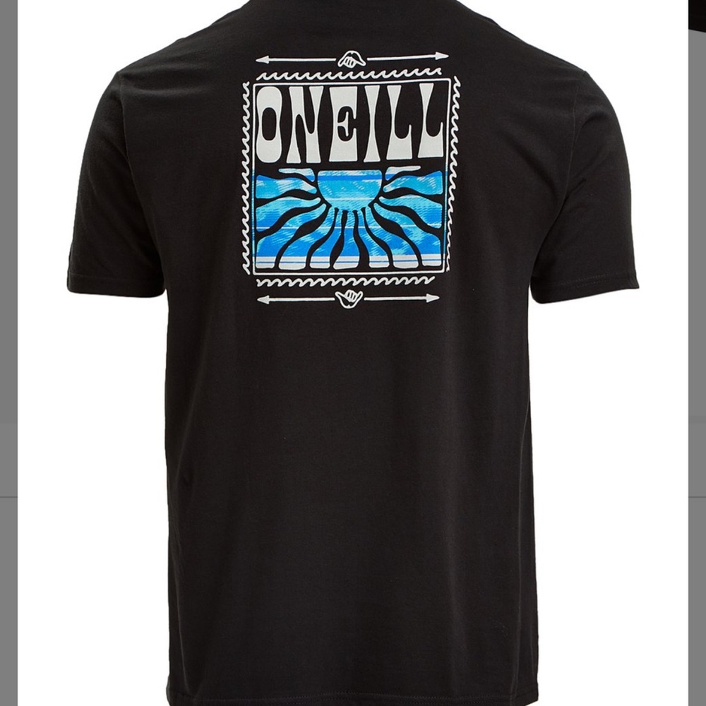 O’Neill black graphic t-shirt. SZ. S. NWT
